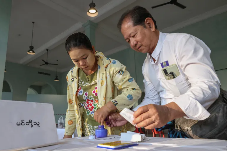 Myanmar Polling Ends in First Vote Under Military Rule