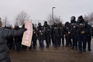 Minneapolis Residents Watch Schools With Whistles and Walkie-Talkies During ICE Arrests