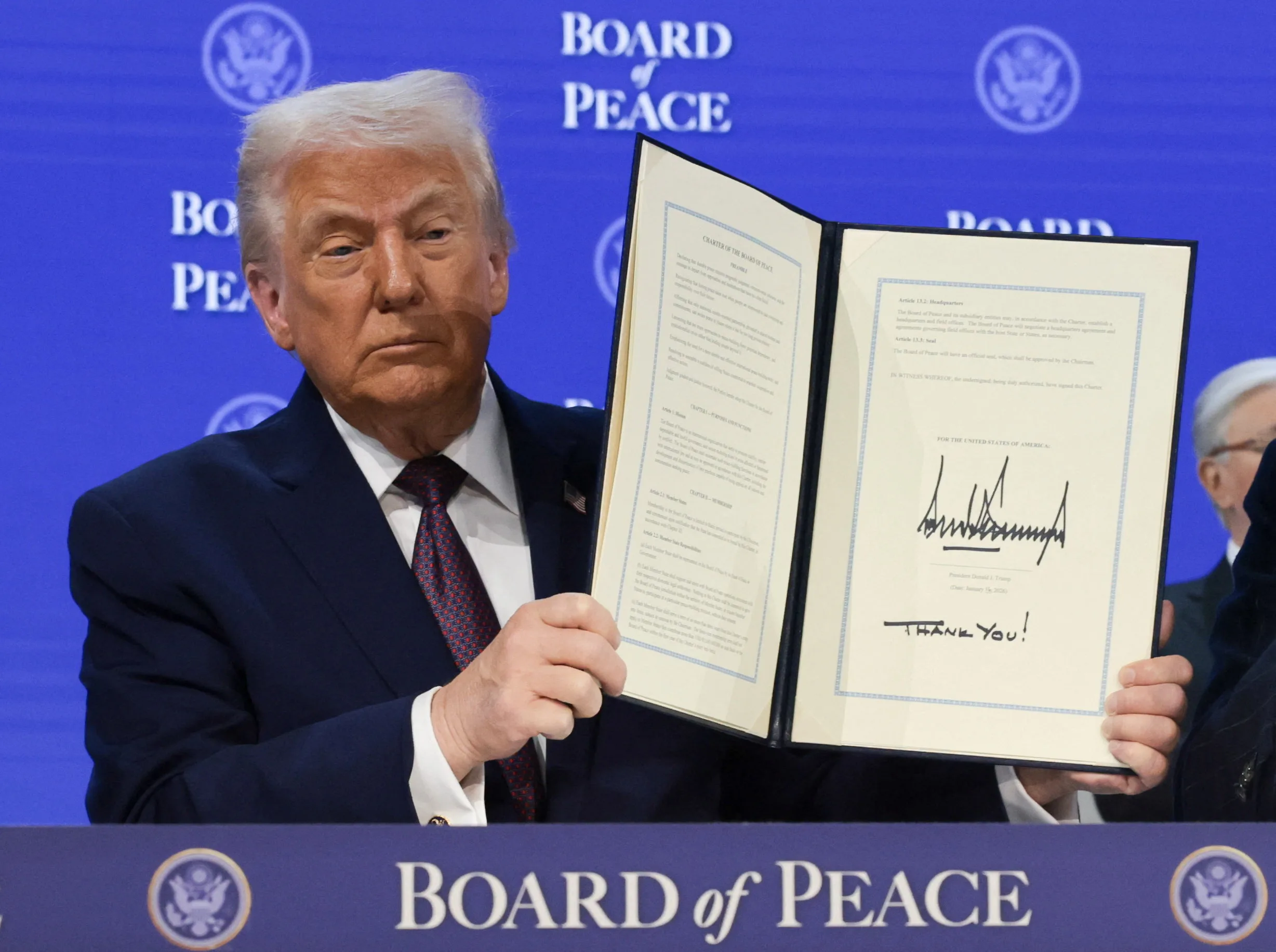 Trump Launches ‘Board of Peace’, Raising Fears It Could Rival UN