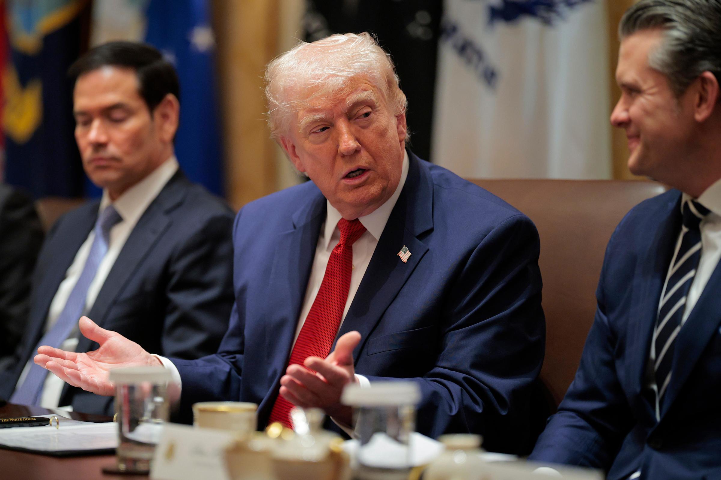 Trump Says Iran’s Hormuz Moves Break Ceasefire Terms