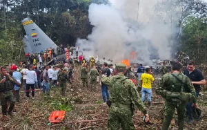 Colombia President Blames Rebels for Highway Bombing That Killed 14